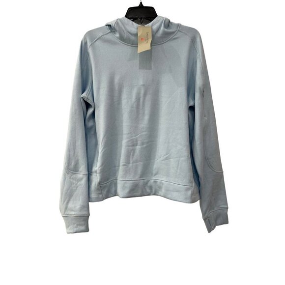 NWTD SWEATY BETTY Size 12 Sprinter Run Hoodie ALPINE BLUE MSRP $118 - Picture 2 of 16